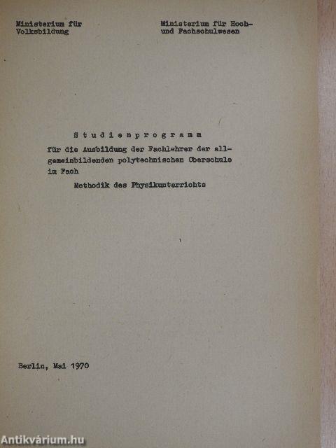 Methodik des Physikunterrichts