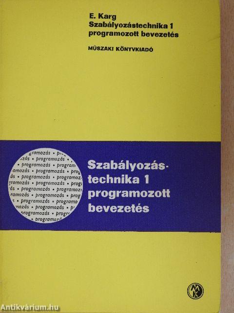 Szabályozástechnika 1.