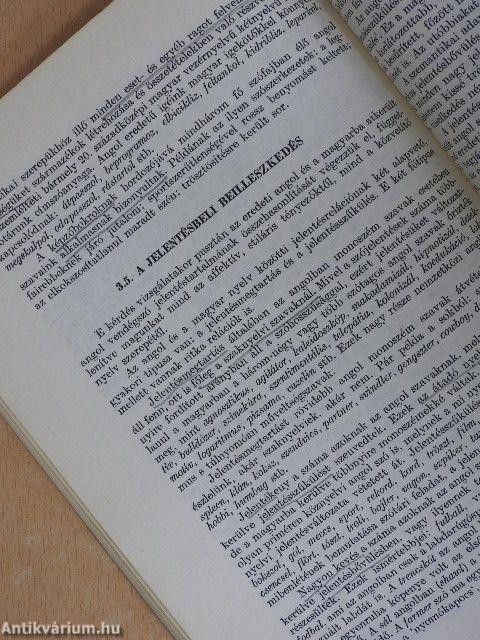 Angol eredetű elemek a magyar szókészletben