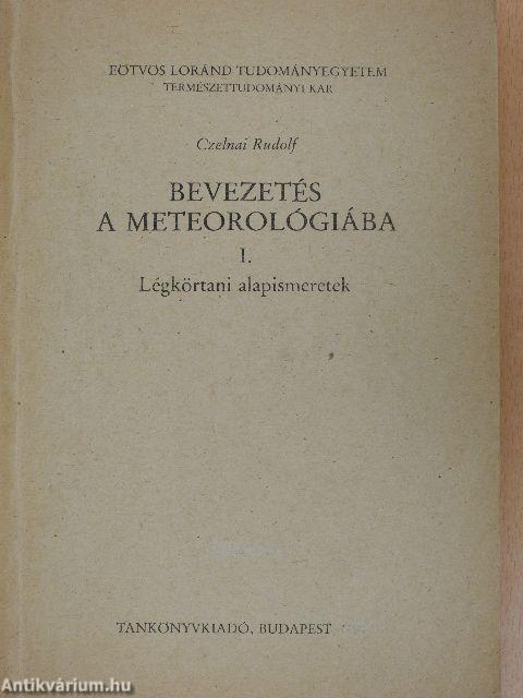 Bevezetés a meteorológiába I.
