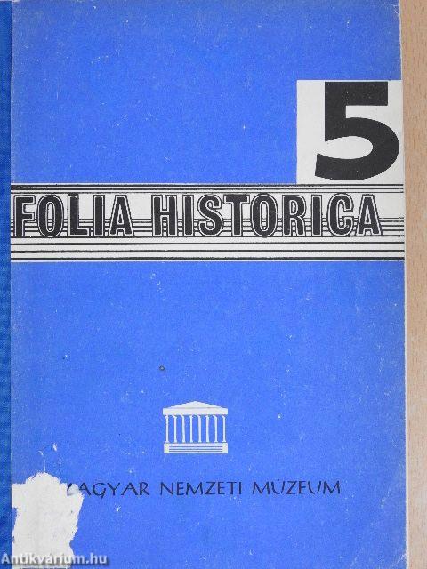 Folia Historica 5.