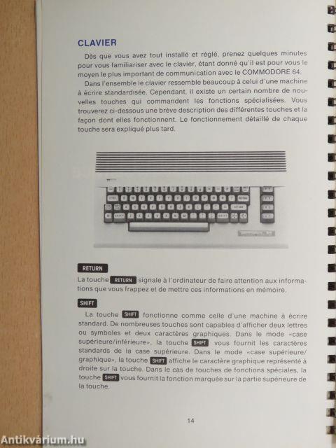 Manuel micro-ordinateur Commodore 64