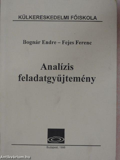 Analízis feladatgyűjtemény