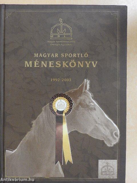 Magyar sportló méneskönyv 1992-2003