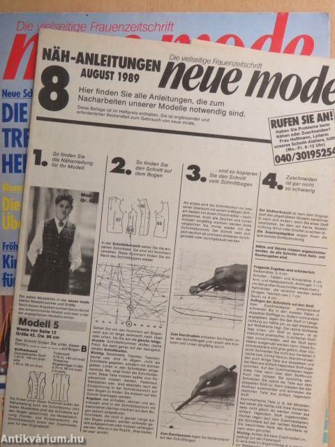 Neue Mode August 1989