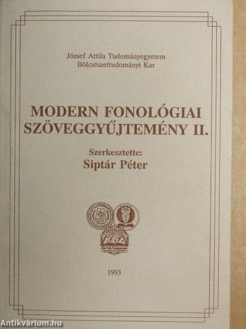 Modern fonológiai szöveggyűjtemény II.