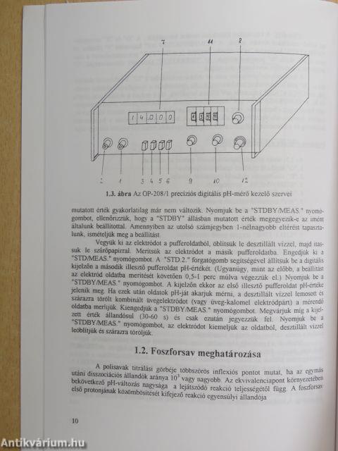 Műszeres analitikai gyakorlatok