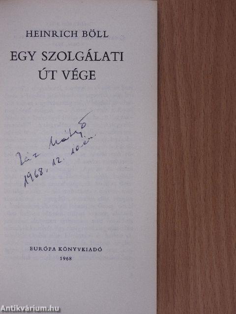 Egy szolgálati út vége