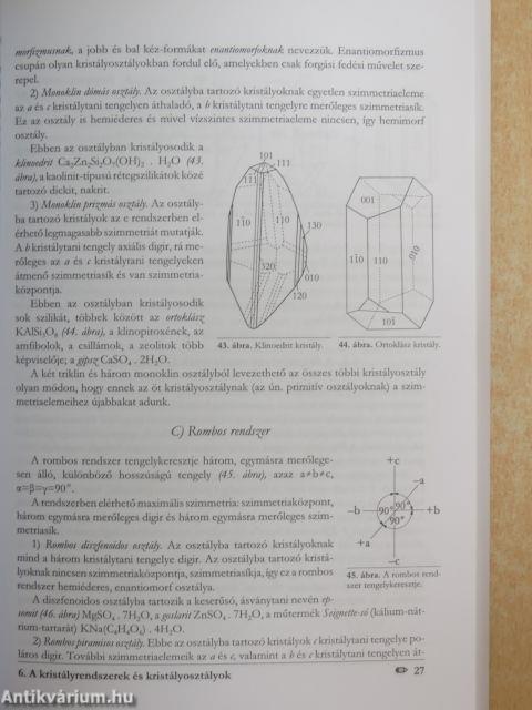 Kristálytan, ásvány-, kőzettan