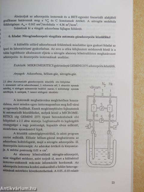 Kolloidika laboratóriumi gyakorlatok