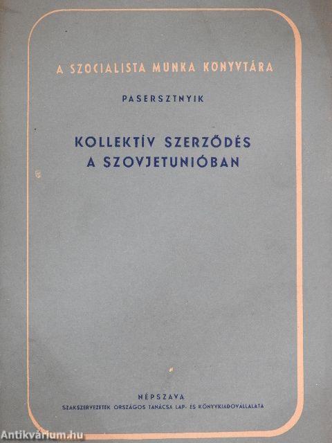 Kollektív szerződés a Szovjetunióban