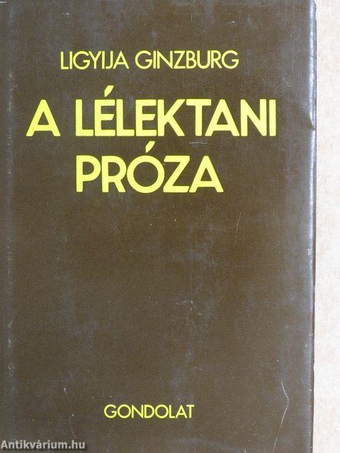 A lélektani próza