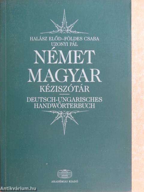 Német-magyar kéziszótár