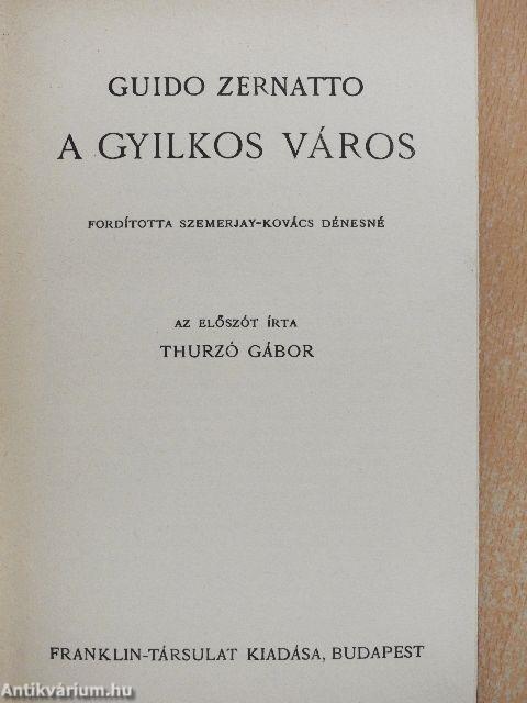 A gyilkos város