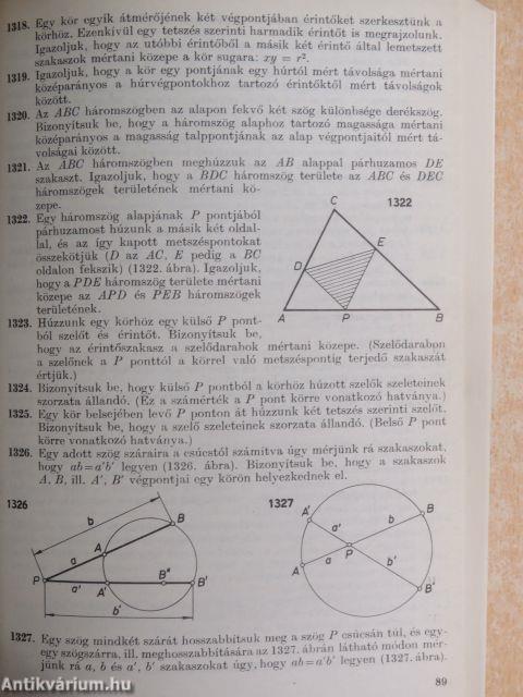 Geometriai feladatok gyűjteménye I-II.