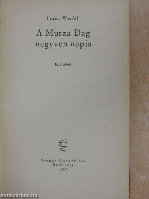 A Musza Dag negyven napja I-II.