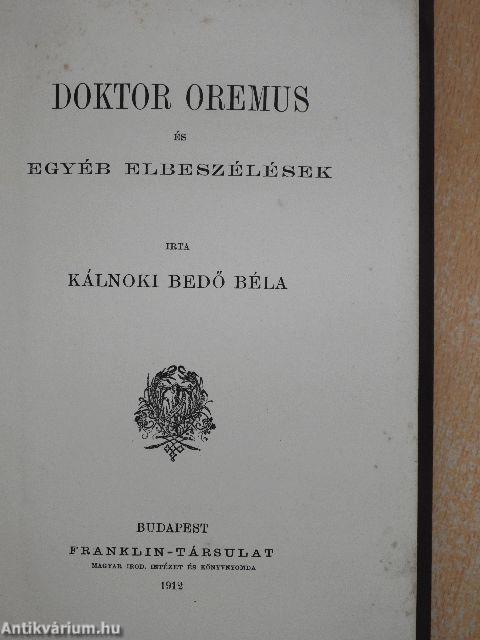 Doktor Oremus és egyéb elbeszélések