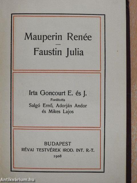 Mauperin Renée/Faustin Julia