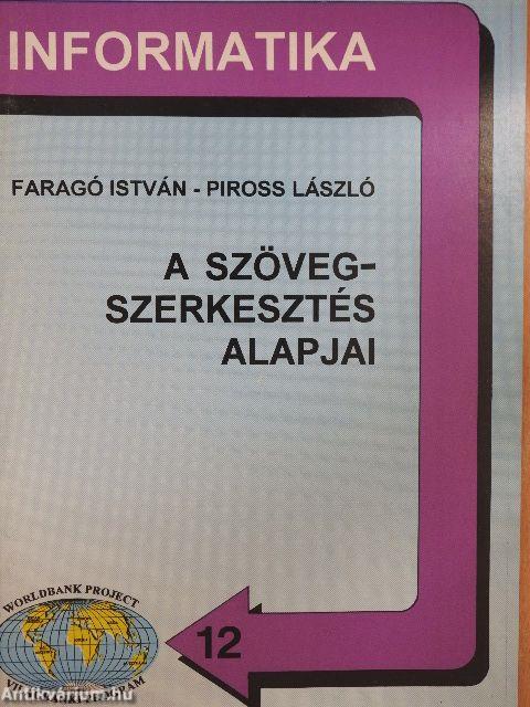 A szövegszerkesztés alapjai