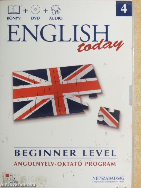 English today Beginner level 4. - DVD-vel