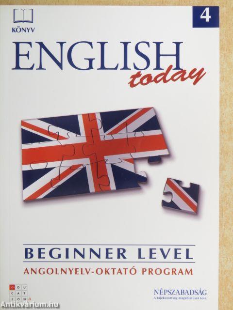 English today Beginner level 4. - DVD-vel