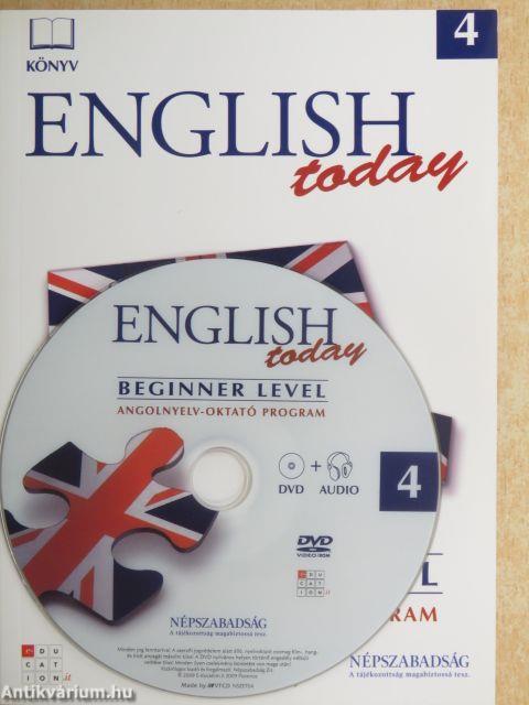 English today Beginner level 4. - DVD-vel