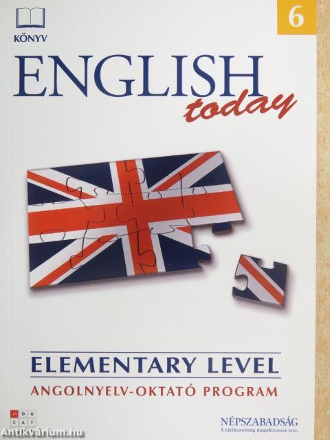 English today Elementary level 6. - DVD-vel