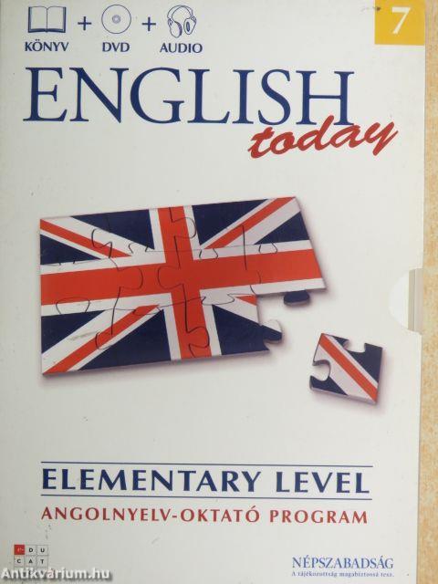 English today Elementary level 7. - DVD-vel