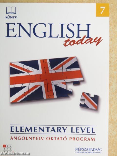 English today Elementary level 7. - DVD-vel