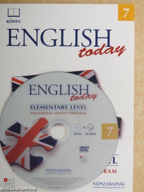 English today Elementary level 7. - DVD-vel