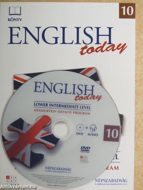 English today Lower Intermediate level 10. - DVD-vel