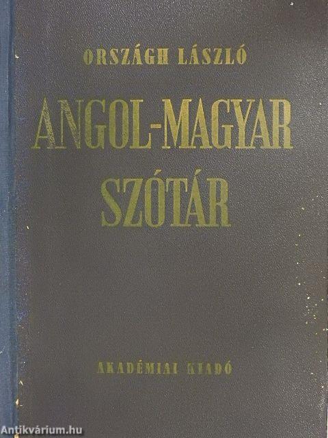 Angol-magyar szótár