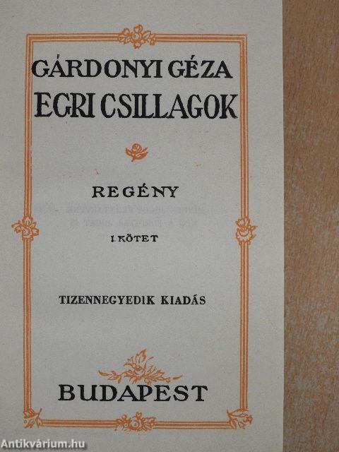Egri csillagok I-II.