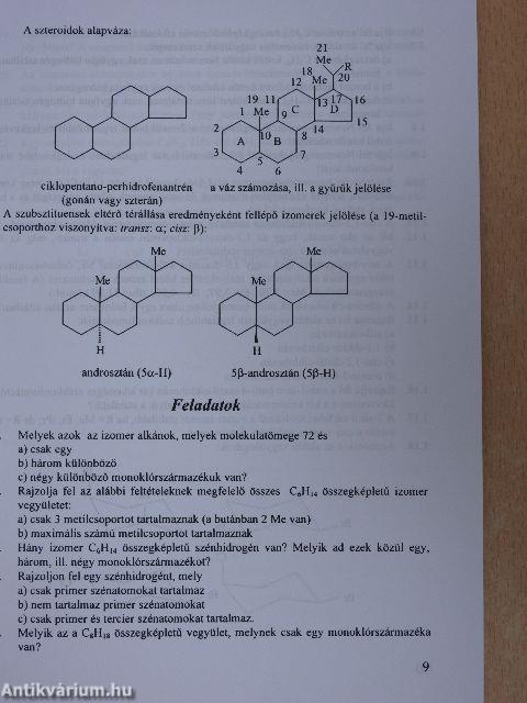 Feladatok szerves kémiából