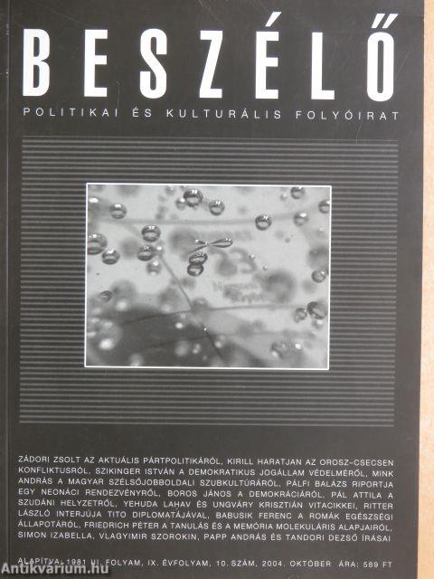 Beszélő 2004. október