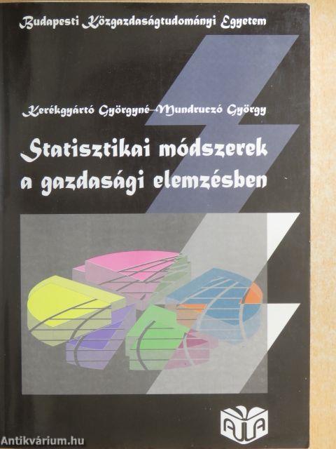 Statisztikai módszerek a gazdasági elemzésben I. (töredék)