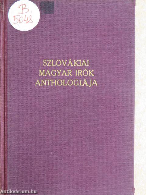 Szlovákiai magyar irók anthologiája