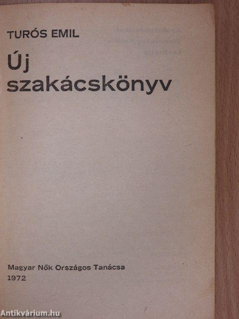 Új szakácskönyv