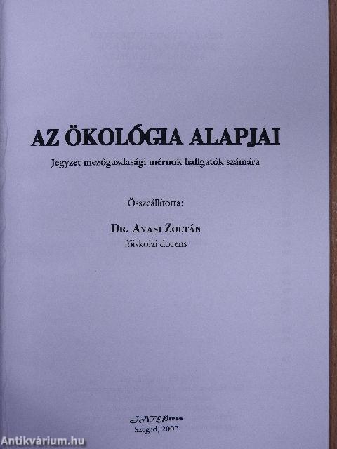 Az ökológia alapjai