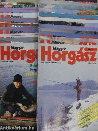 Magyar Horgász 1991-2001. (nem teljes évfolyamok)