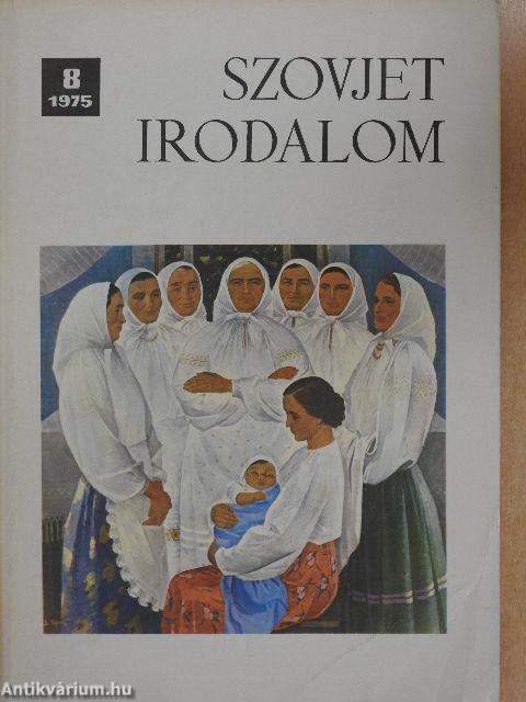 Szovjet Irodalom 1975/8.