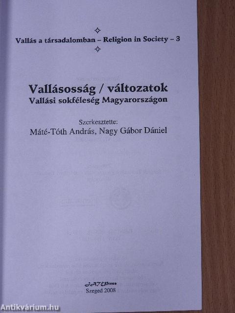 Vallásosság/változatok - Vallási sokféleség Magyarországon