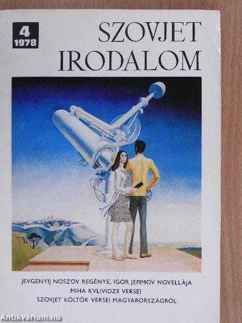 Szovjet Irodalom 1978/4.