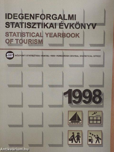 Idegenforgalmi statisztikai évkönyv 1998