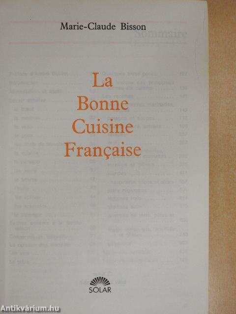 La Bonne Cuisine Francaise