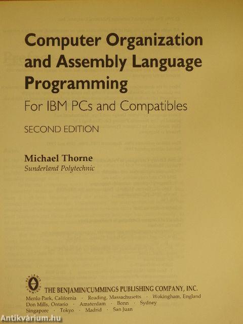 Computer Organization and Assembly Language Programming