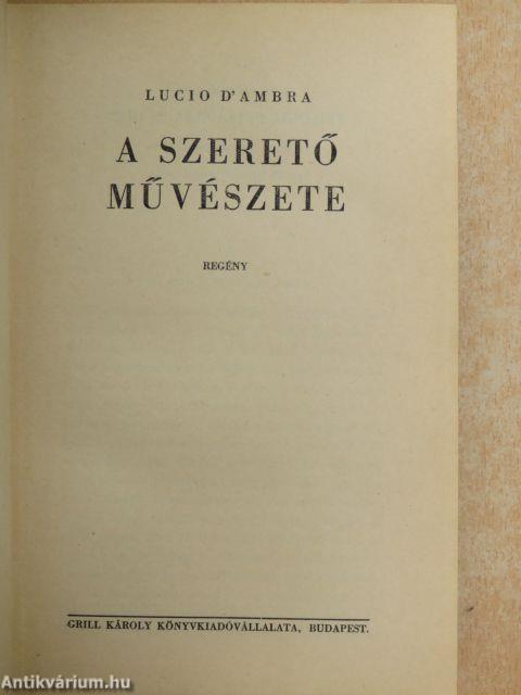 A szerető művészete