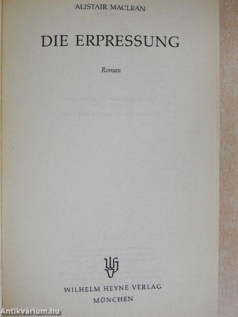 Die Erpressung