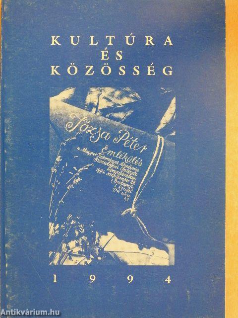 Kultúra és közösség 1994