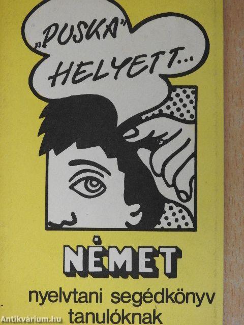 Német nyelvtani segédkönyv tanulóknak